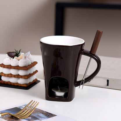 🎄Christmas Sale 50% OFF🍫 Handmade Chocolate Melting Mug🎁The Cozy Fondue Experience