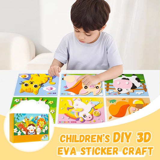 🎁 50% OFF NOW! 🧩Children’s DIY 3D EVA Sticker Craft