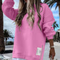 🔥2025 HOT SALE🔥Long Sleeve Pullover Zipper Slit Casual Sweatshirt Dress