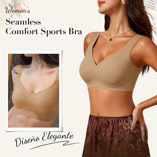 🎁New Year Sale -❤️‍🔥Buy 1 Get 1 Free!✨ Women's Seamless Comfort Sports Bra