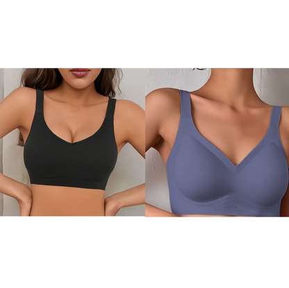 🎁New Year Sale -❤️‍🔥Buy 1 Get 1 Free!✨ Women's Seamless Comfort Sports Bra