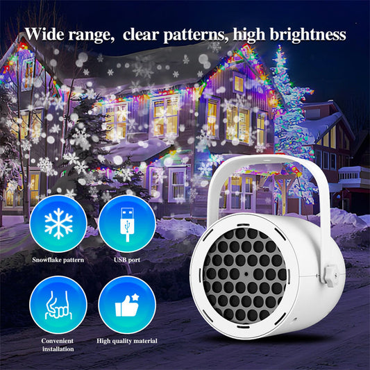 🔥Best Christmas Gift-Up to 70% OFF🎅16-Pattern USB Christmas Projector Light