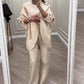 ❄️Winter Sale - 49% OFF🧥Women's 2-Piece Oversized Sweater & Pants Set