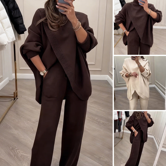 ❄️Winter Sale - 49% OFF🧥Women's 2-Piece Oversized Sweater & Pants Set