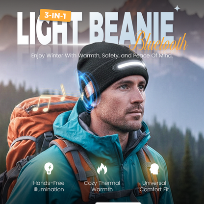⏳2026 New-Save 50%⚡🔥Rechargeable Bluetooth Beanie Hat with Light