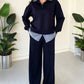 🔥Hot Sale Offers-Women's Casual Long-Sleeve Top and Pants 2-Piece Set🔥Buy 2 Get Free Shipping