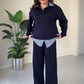 🔥Hot Sale Offers-Women's Casual Long-Sleeve Top and Pants 2-Piece Set🔥Buy 2 Get Free Shipping