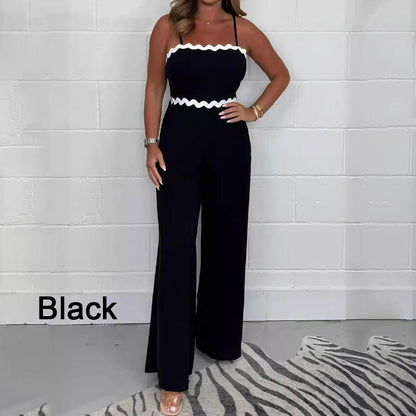 🎁💥LAST DAY SALE 50% OFF!!💞50K+ SOLD!🧵Women’s Elegant Sling Jumpsuit with Built-in Bra