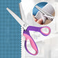 🧵 LIMITED TIME 50% OFF!💥 Premium Stainless Steel Pinking Shears – Ergonomic Soft-Grip, Zigzag Cut✂️