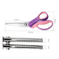 🧵 LIMITED TIME 50% OFF!💥 Premium Stainless Steel Pinking Shears – Ergonomic Soft-Grip, Zigzag Cut✂️