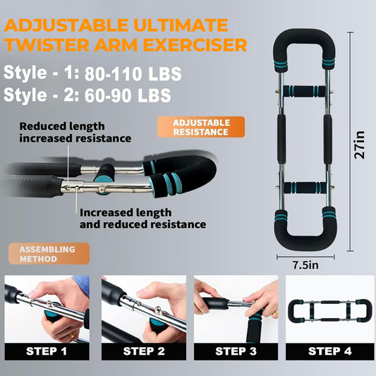 📢📢60 % OFF !! ⏰Adjustable Spring Arm Trainer