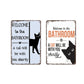 Vintage Highland Cow Sign – Funny"Are You Pooping?" Wall Decor😂