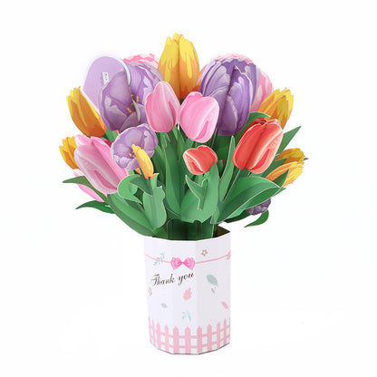 💗75K+ SOLD! 🌼💌 Forever-Blooming 3D Flower Pop-Up Card– Personalized Love Message & Everlasting Bloom 🎁