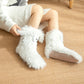 🏆🔥LAST DAY BUY 1 GET 1 FREE⚡50K+ SOLD💕Women's Plush Slippers Socks Floor Socks Winter Home Indoor Thickened Fleece-Lined Anti-Slip Adult Women's Plush Snow Socks Shoe Covers