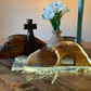 🐣 Wooden Easter tableau – 50% discount, unique & religious! ✝️✨