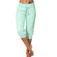 🔥50% OFF NOW!🩳Drawstring Waist Cropped Sweatpants for Lounging