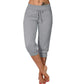 🔥50% OFF NOW!🩳Drawstring Waist Cropped Sweatpants for Lounging