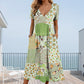 🌊SUMMER HOT SALE £13.99!!👙Women's V-neck dresses with short sleeves in patterned designs