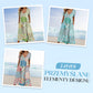 🌊SUMMER HOT SALE £13.99!!👙Women's V-neck dresses with short sleeves in patterned designs