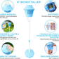 🥳2026 HOT SALE⌛50K+ SOLD!🫧✨ Automatic Handheld Bubble Machine for Kids – Light-Up Bubble Maker with Music, Perfect for Spring & Summer Fun!  🎶
