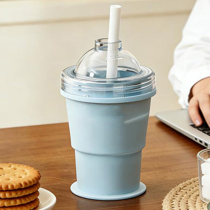 ⚡50K+ SOLD! 🔥2-in-1 Foldable Ice Hockey Cup – 🧊Make Giant Ice Balls & Sip On-the-Go
