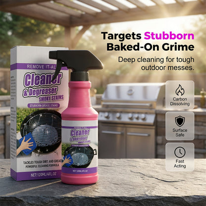 ⏳LAST DAY SALE BUY 2 GET 1 FREE!!🔥Fast-Acting Heavy-Duty Grill Degreaser Spray🍢💦