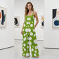 ✨Summer Hot Sale - ONLY ￡11.99!! ⏰Women's Floral Print Wide Leg Jumpsuit 💐