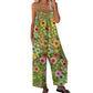 ✨Summer Hot Sale - ONLY ￡11.99!! ⏰Women's Floral Print Wide Leg Jumpsuit 💐