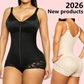 Dual-Zip Tummy Control Shapewear Bodysuit with Anti-Slip Lace