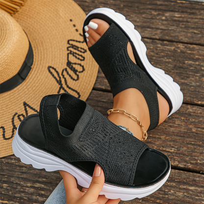 ⏳LAST DAY SALE ONLY ￡11.99!!🔥🔥Breathable mesh platform sandals for women