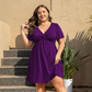 💗SUMMER HOT SALE 50% OFF⚡50K+ SOLD!!👗Elegant V-Neck Twist Front Dress with Pockets – Flattering ruched waist, breathable & flowy – perfect for work, weddings or date nights – chic and functional 💃