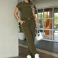 ⏰🔥LIMITED TIME 70% OFF!🔥Women's Casual Short Sleeve Top & Wide Leg Pants Set