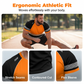📢📢50% OFF !! ⏰Men’s Fluorescent Color Block Athletic Shirt Outdoor Safety Tee