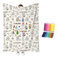 🥳2026 HOT SALE🥳💞50K+ SOLD!💖 50% OFF!💯 Personalised Colouring Blanket – The Unique DIY Gift They’ll Love