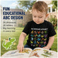 🔥🎁 New Arrival: 🏆 50% OFF💖 Children's T-shirt with Dinosaur and Letter Prints