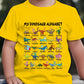 🔥🎁 New Arrival: 🏆 50% OFF💖 Children's T-shirt with Dinosaur and Letter Prints