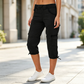 🎁💥LAST DAY SALE 50% OFF!!🛠️🌬️Women's High-Waist Cargo Capri Pants