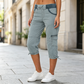 🎁💥LAST DAY SALE 50% OFF!!🛠️🌬️Women's High-Waist Cargo Capri Pants