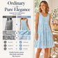Women's Sleeveless O-Neck Tiered Midi Dress