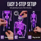💀 HALLOWEEN HOT SALE💞50K+ SOLD!!🎃Solar Skull Garden Lights with Eerie Color-Changing Glow 👻Ideal For Haunted Yard, Porch & Walkway! 🪦💡