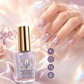 💜💅Last Day-Buy 1 Get 1 Free：ONLY ￡7.99!!!✨Lilac Glossy Mirror Nail Strengthener