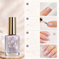 💜💅Last Day-Buy 1 Get 1 Free：ONLY ￡7.99!!!✨Lilac Glossy Mirror Nail Strengthener