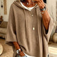 🎁2026 NEW - 50% OFF👚Oversized Knit Hoodie with Drawstring