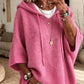 🎁2026 NEW - 50% OFF👚Oversized Knit Hoodie with Drawstring