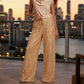 🛍️🔥Last Day Special Price £19.99!!👖Women's Elastic Waist Straight-Leg Pants