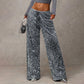 🛍️🔥Last Day Special Price £19.99!!👖Women's Elastic Waist Straight-Leg Pants
