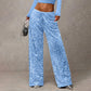 🛍️🔥Last Day Special Price £19.99!!👖Women's Elastic Waist Straight-Leg Pants