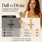🏆 Last Day Special Price £6.99💖⏰Women's Sparkling Twisted Knot Cross Pendant Necklace✝️📿