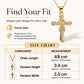 🏆 Last Day Special Price £6.99💖⏰Women's Sparkling Twisted Knot Cross Pendant Necklace✝️📿