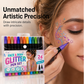 📢Last Day Sale Only ￡6.99!!⏰24-Color Face & Body Glitter Marker Set with Dual Tips